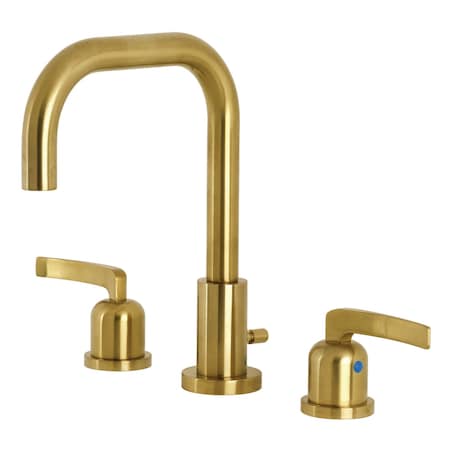 Kingston Brass FSC8933EFL Centurion Widespread Bathroom Faucet W/ Brass Pop-Up, Brass FSC8933EFL